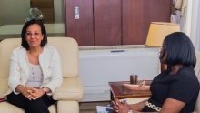 Madeleine Berre reçoit la représentante résidente de la Banque mondiale Alice Ouedraogo