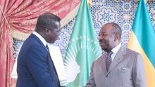 Ali Bongo reçoit en audience le ministre des Affaires étrangères de Sierra Leone