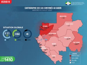 Coronavirus au Gabon&nbsp;: point journalier du 15 juillet 2020