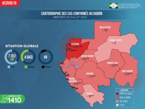 Coronavirus au Gabon&nbsp;: bilan du 29 juillet 2020