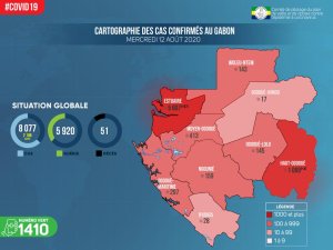 Coronavirus au Gabon&nbsp;: bilan au 12 août 2020