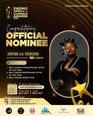 Zikomo African & Caribeans Awards&nbsp;: Espoir la Tigresse nommée dans trois catégories